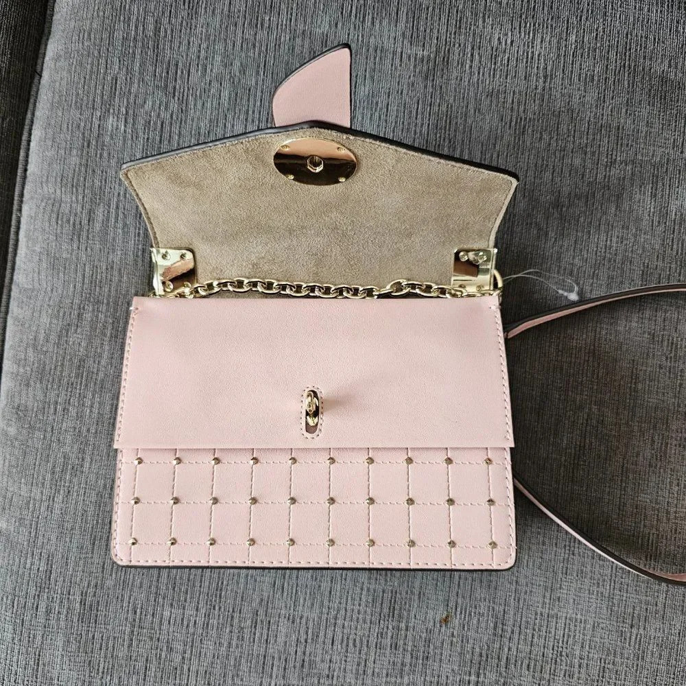 Michael Kors Women Smokey Rose Greenwich Crossbody Bag - Picture 11 of 12